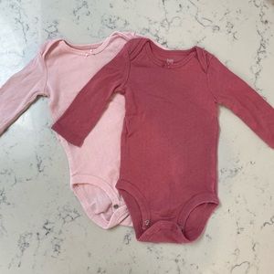 Just one you made by Carter’s Long Sleeve Pointelle Bodysuits